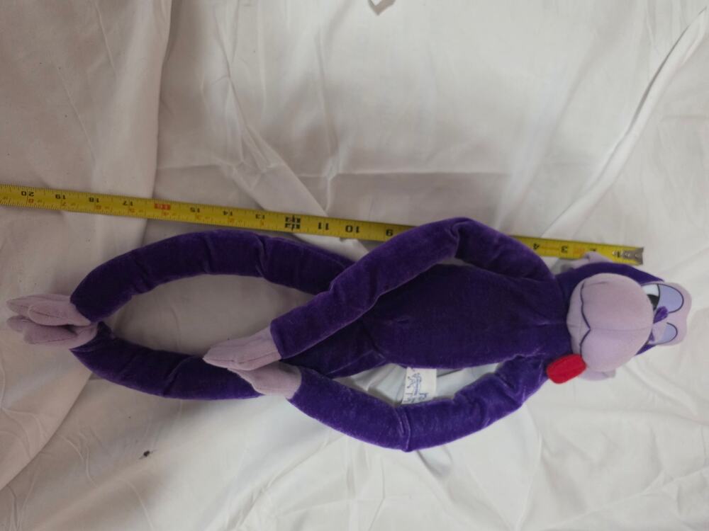 Purple Long Arm Hanging Monkey Plush Stuffed Animal